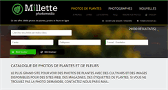 Desktop Screenshot of millettephotosdeplantes.com